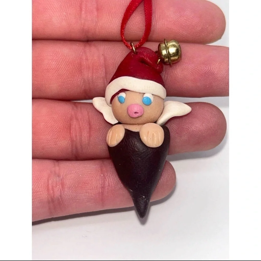 Handmade Vintage Christmas Ornaments Folk Art Holiday Decor